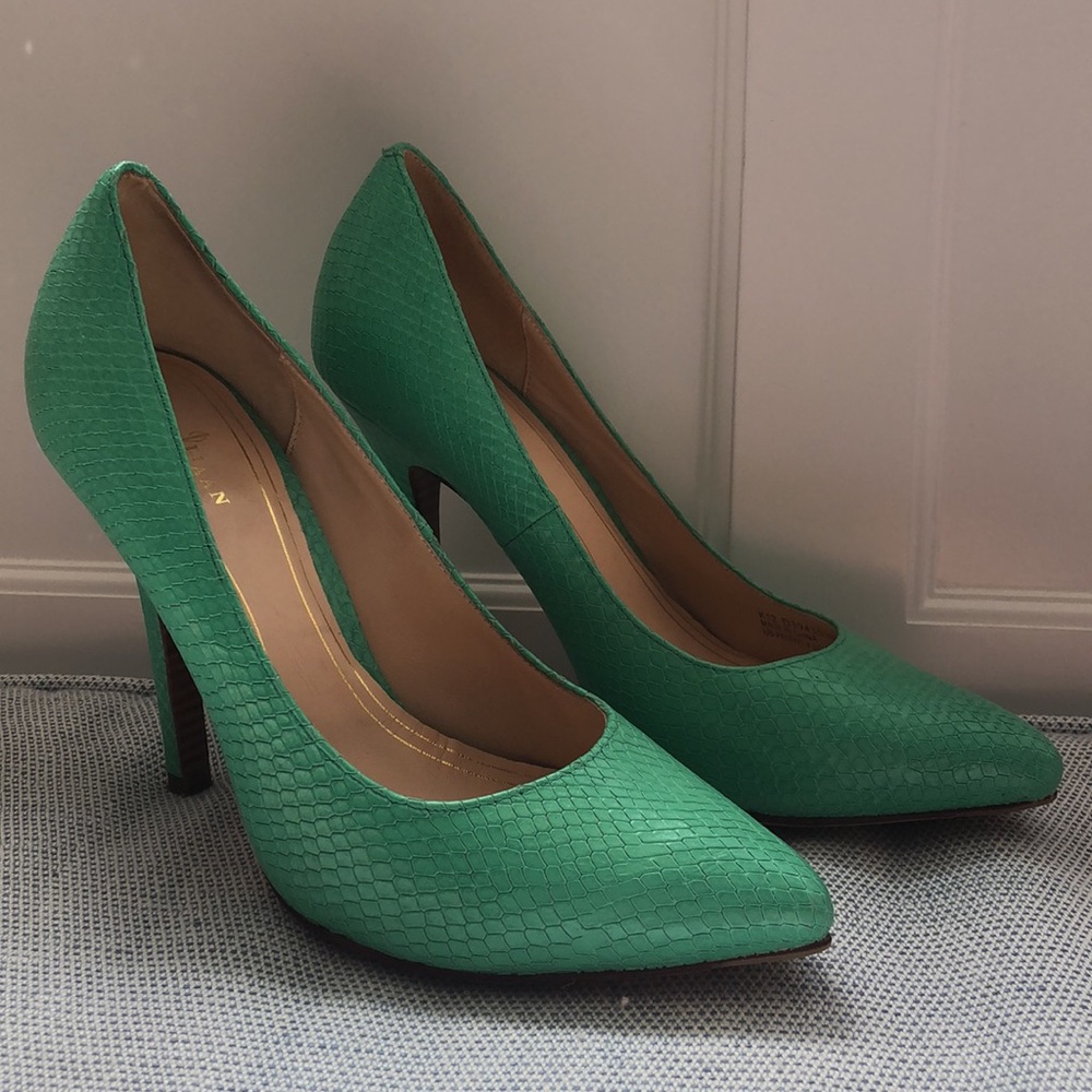 Cole Haan Nike Air Green Chelsea Snake Texture